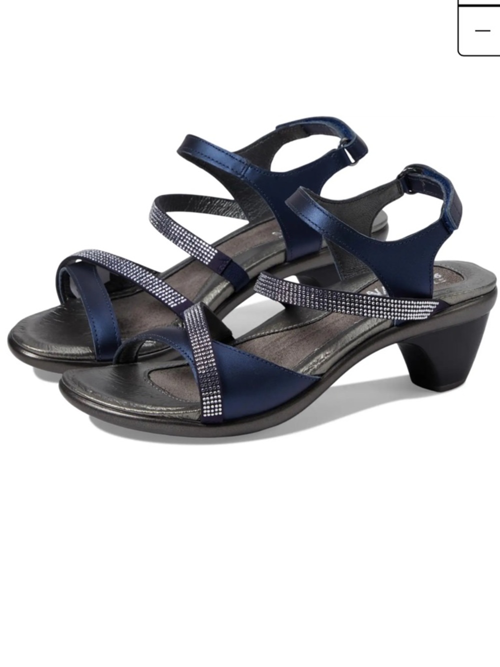 New in Box Naot Innovate Strappy Sandals w/Rhinestones MSRP $195